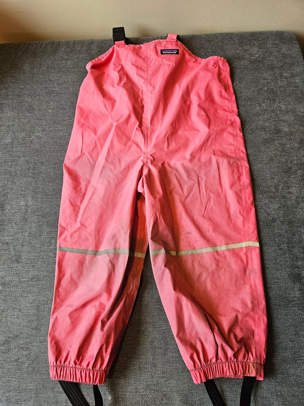Children's Pink Waterproof Bib Overalls